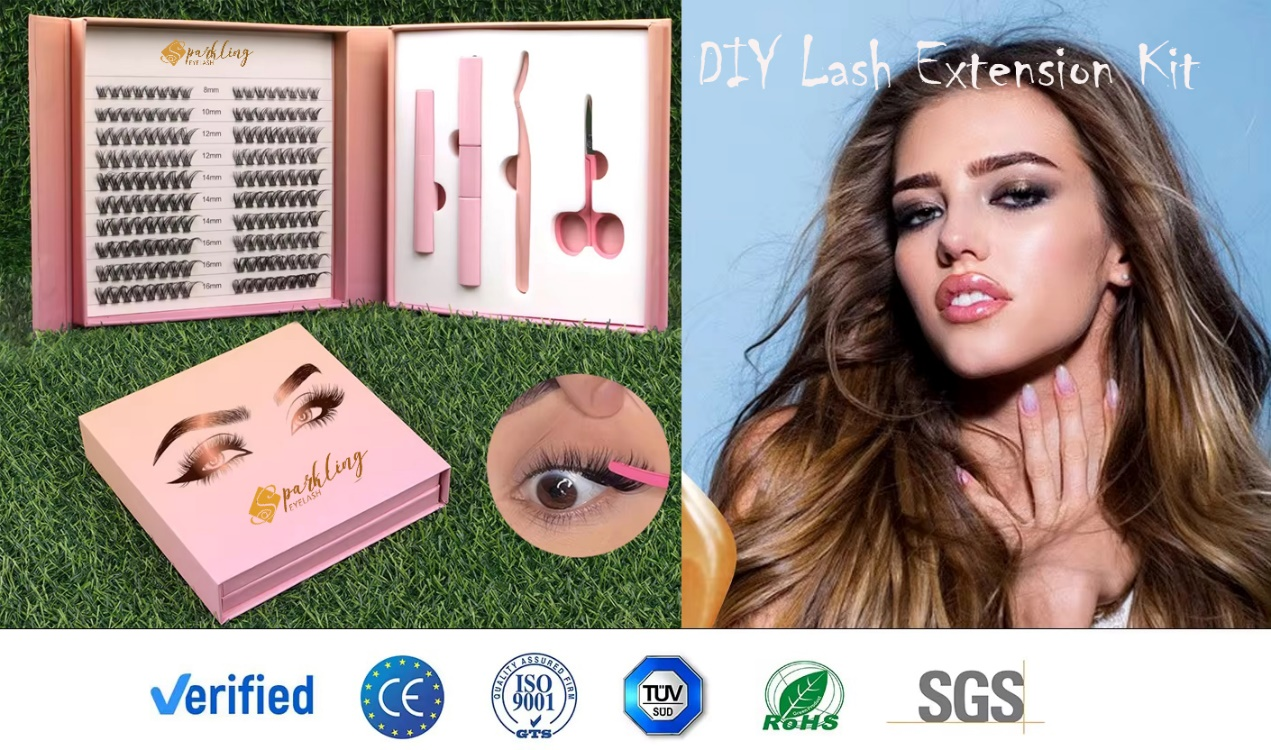 Отримайте ідеальний вигляд із набором DIY Lash Cluster Kit за ціною заводу