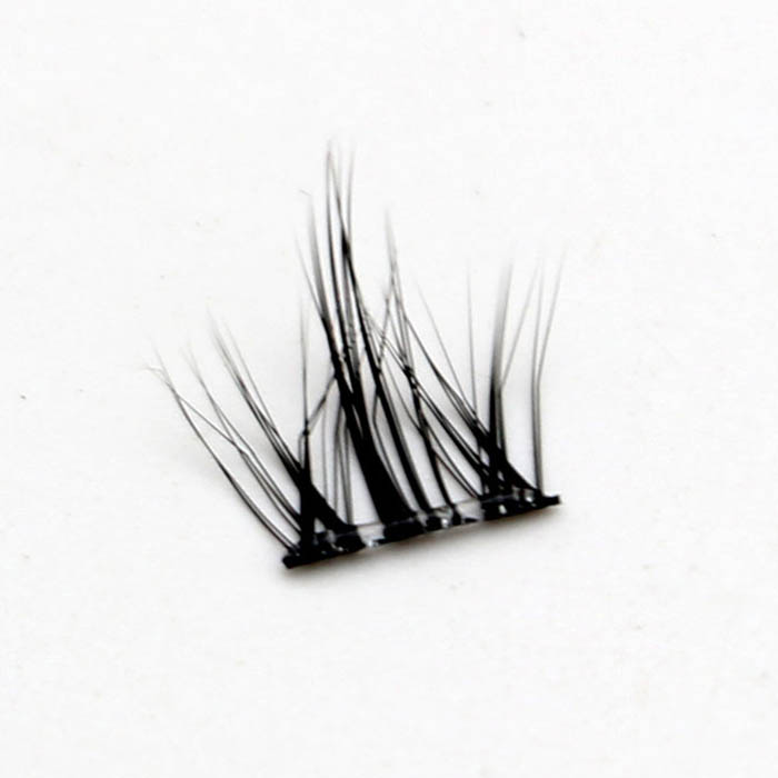 D Curl Fluffy Eyelash Clusters Попередньо склеєні кластерні вії