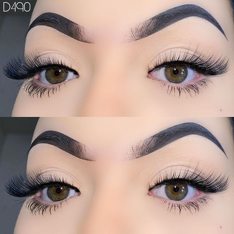 Вії Fluffy Fox Eye Lashes Wispy Cat Eye Eyelashes