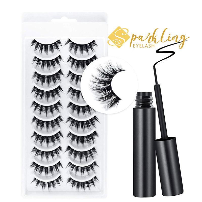 Magnetic Eyeliner Eyelash Suit Private Label Faux Nork Magnetic Eyelash