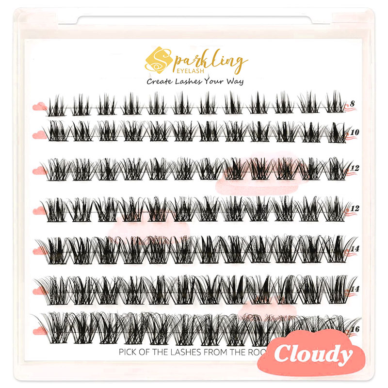 Натуральний вигляд DIY Lash Extension Lashes Clusters